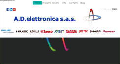 Desktop Screenshot of adelettronicasas.com